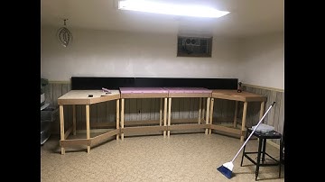 N SCALE TRAIN LAYOUT PART 2 - FASCIA, FOAM BASE, BENCHWORK