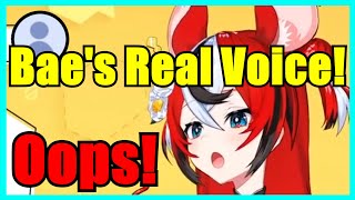 Bae's Leaked Real Voice Is Too Cute & Adorable【HololiveEN】