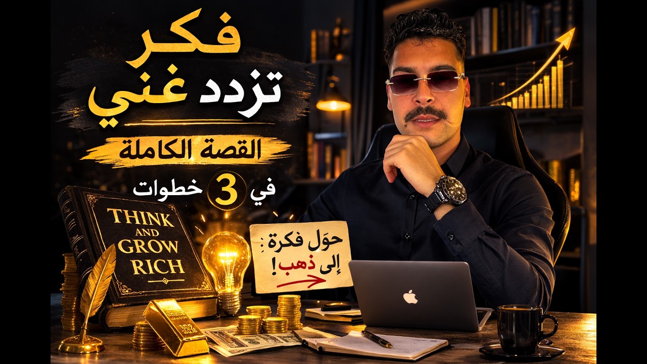 كيف تصبح غنياً بعقلك؟ ملخص قصة من فكر وازدد غنى