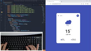 ASMR Programming - Weather App - No Talking