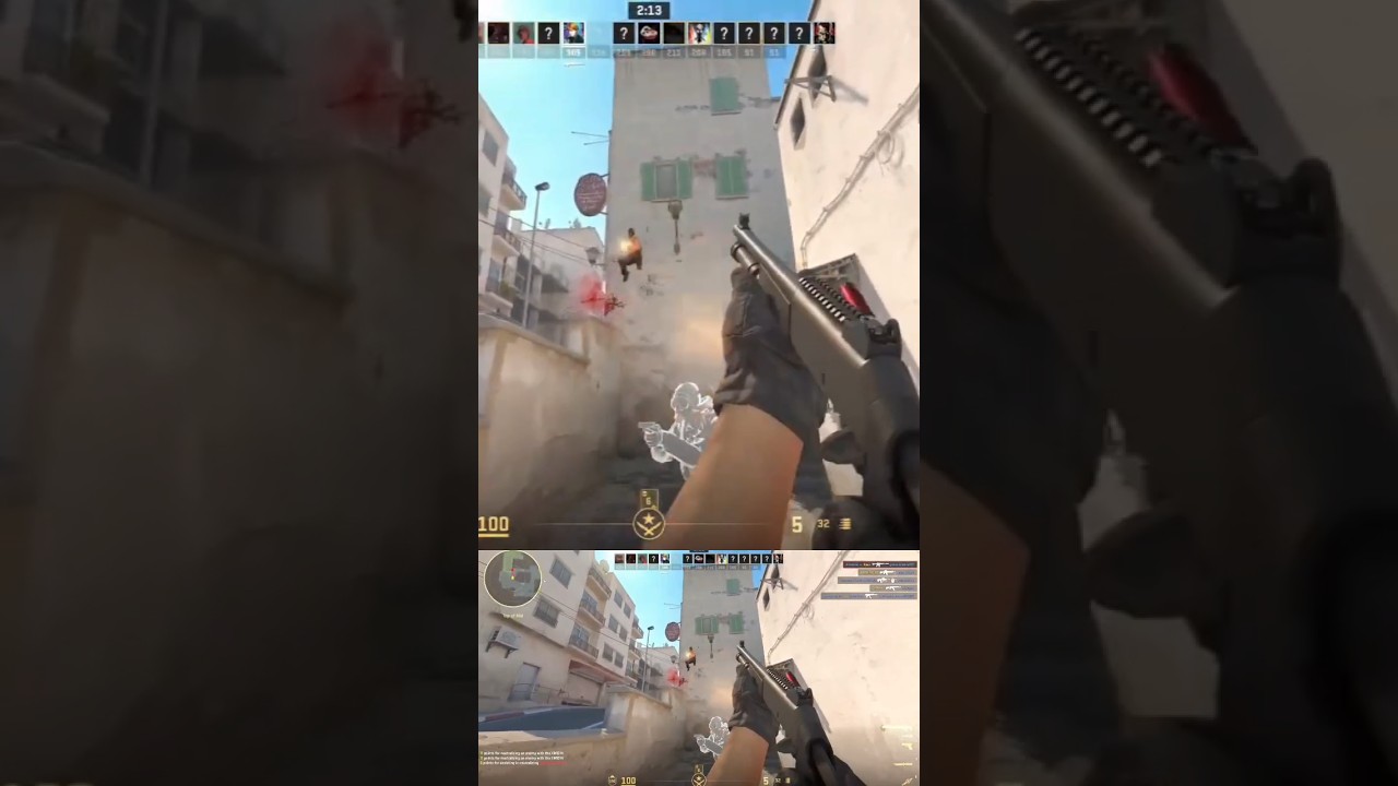 BOOM! 7-Man Shotgun Domination | CS2 Shotgun Kills 