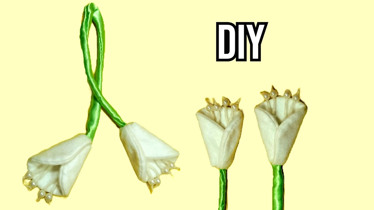 ✨️ flor copo de leite em tecido | costura passo a passo fácil ✂️ ⚜ 