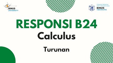 [HIMTI RESPONSI B24] Calculus - Derivatives Turunan