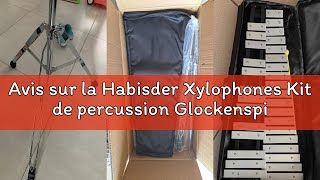Avis sur la Habisder Xylophones Kit de percussion Glockenspiel 32 notes avec support réglable en hau