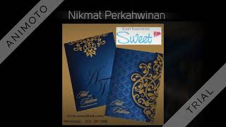 Kad jemputan | Kad kahwin printing| Sweet Kad