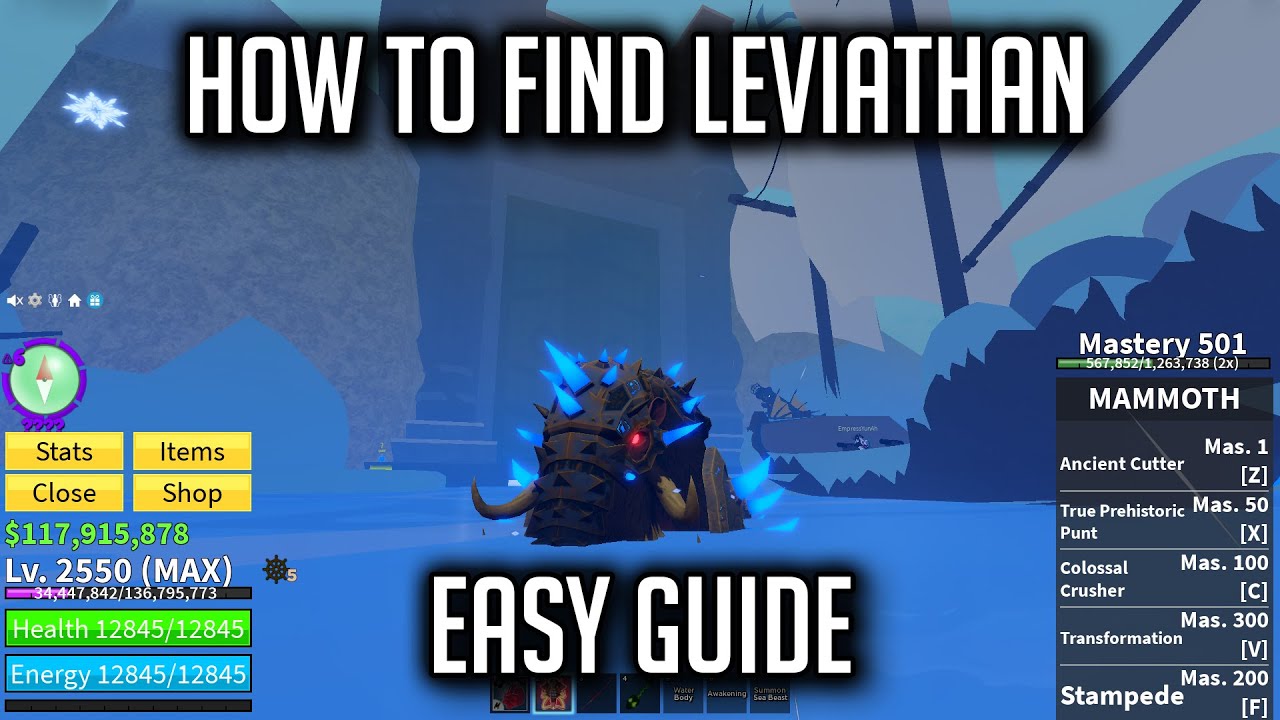 Blox Fruits Leviathan Heart - How to Get Cold Heart - Try Hard Guides