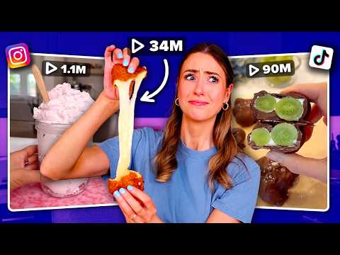 I Tried the MOST VIRAL Snack Recipes on TikTok 🧁 What’s ACTUALLY Worth Making?