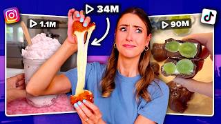 I Tried the MOST VIRAL Snack Recipes on TikTok 🧁 What’s ACTUALLY Worth Making?
