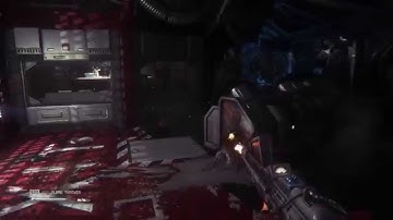 Alien: Isolation - Flame thrower in action