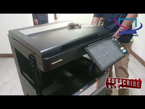 Toshiba E Studio 2528A Multifunction Photocopier Install And Full Setup Guidelines  Machine Unboxing