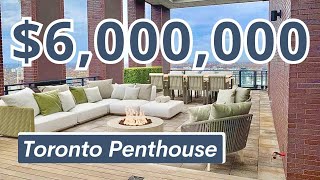$6,000,000 Condo Tour | Toronto 2023 🇨🇦 | Biggest Condo Balcony?
