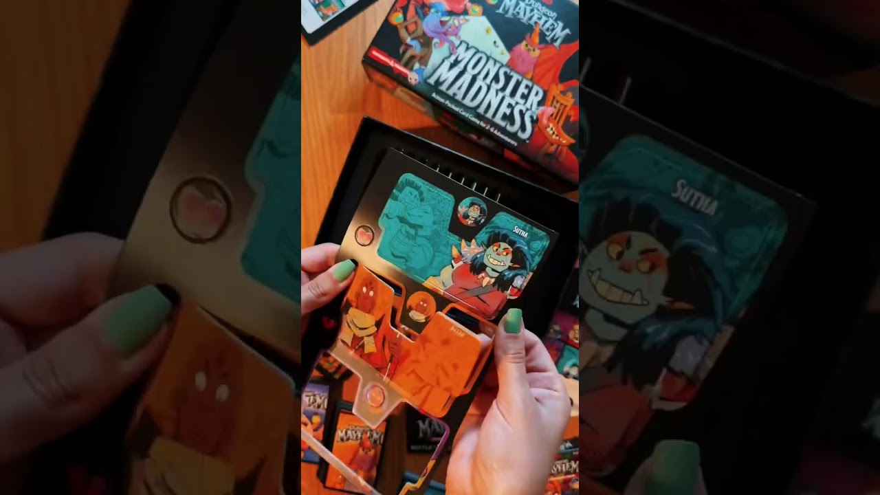 D&D Dungeon Mayhem Monster Madness unboxing 