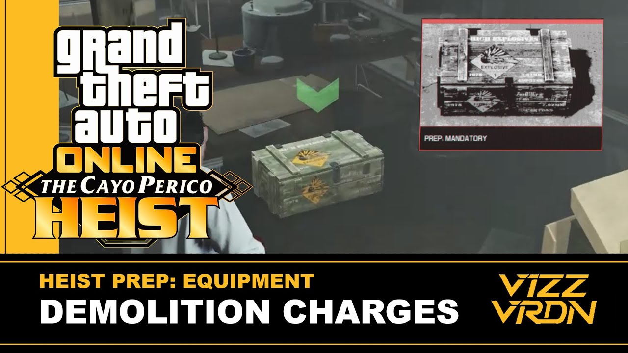 DEMOLITION CHARGES The CAYO PERICO heist Prep mission GTA online