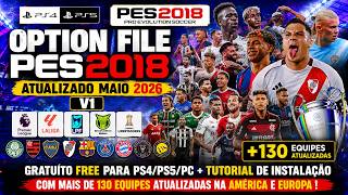 PES 2018 - OPTION FILE @L.A.q.P V1 For PS4/PS5/PC - 100% FREE DOWNLOAD - MAY 2026 UPDATE