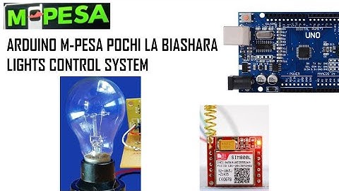Arduino mpesa pochi la biashara lights control