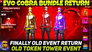 Free Fire Cobra Bundle Return Pakistan Server 2024 | Free Fire Cobra Rage Bundle Return 2024 |