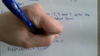 (Precalculus) 2-2 Notes: Roots to Equations