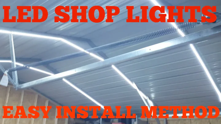 GARAGE LED SHOP LIGHTS - LOW VOLTAGE & EASY INSTALL
