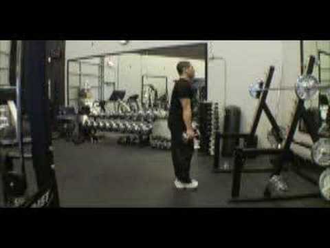 Reverse alternating dumbbell lunge - YouTube