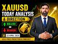 XAUUSD Today Analysis &amp; Direction  Gold Price Prediction Today  XAUUSD Forecast (22 April 2026)