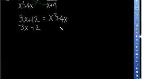 Algebra 2: Solving Rational Equations 2, 3/4/08