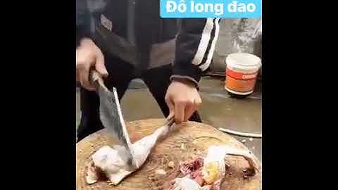 Đồ long đao ,làm bằng nhíp xe ô tô ,Làng Nghề Rèn Phúc Sen