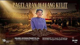LIVE STREAMING CAMPURSARI TRAJUWENING & PAGELARAN WAYANG KULIT BERSAMA KI DALANG PUGUH PRASETYO.