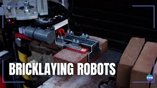 This bricklaying robot works autonomously