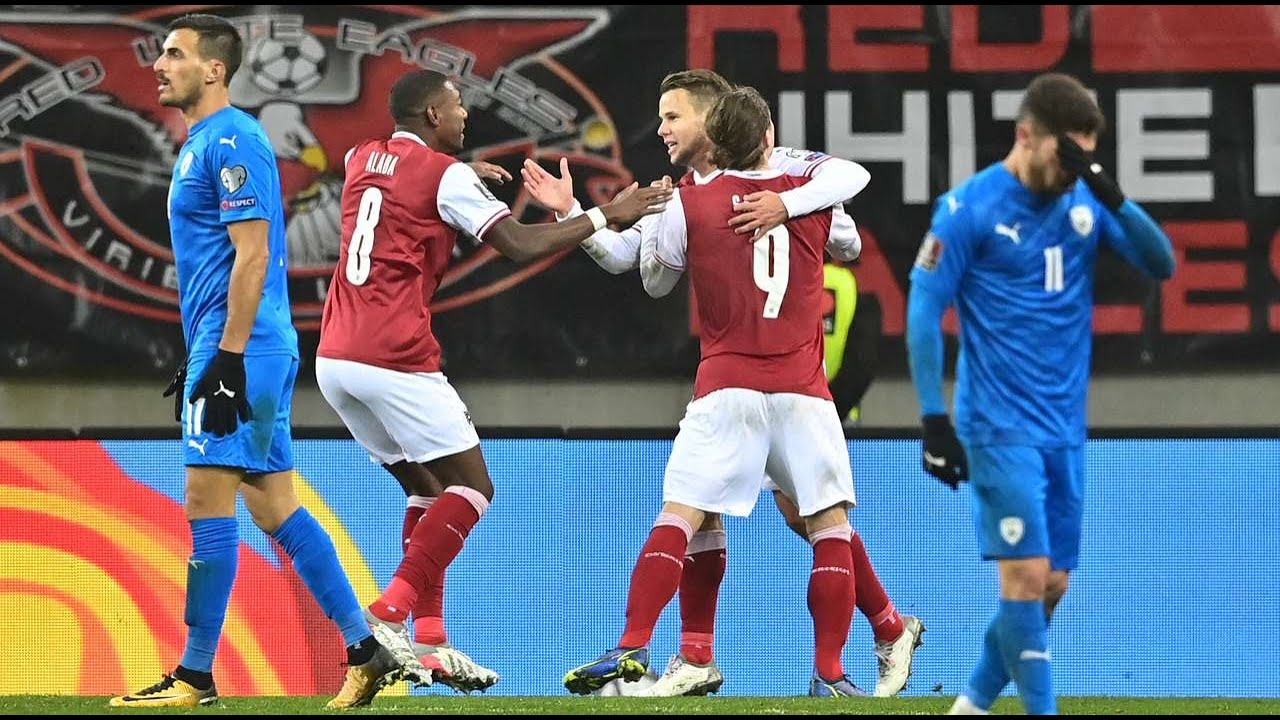 Austria 4:2 Israel | World Cup | All goals and highlights | 12.11.2021