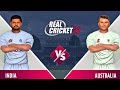 🔴2ND TEST INDIA VS AUSTRALIA  DAY1  (RC22 LIVE) | REAL CRICKET 22