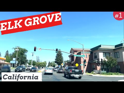 Elk Grove California | Dash Cam | USA |Driving Tour Video