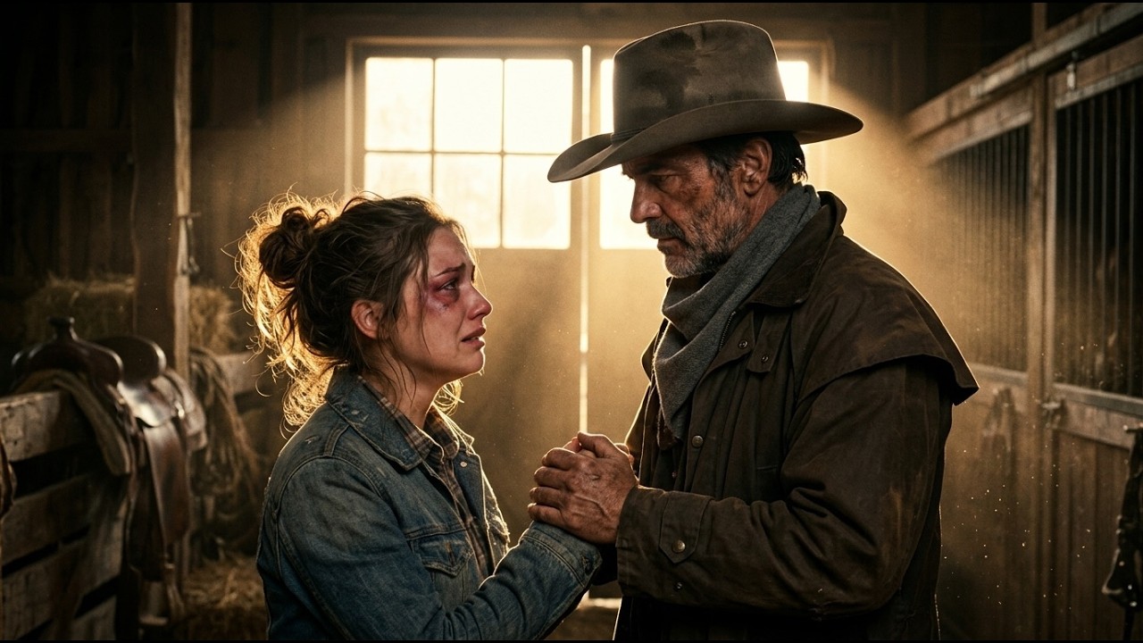 «Por favor...», suplicó ella. Lo que hizo a continuación el temido vaquero sorprendió a todos.