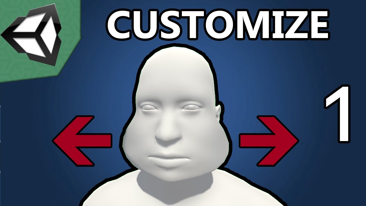 Unity Character Customization With Blendshapes - Part 1/4