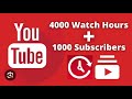 Easy method YouTube watch time earn #likes #subscribe #watchtime