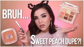 $15 SWEET PEACH DUPE?! | LOREAL PARADISE ENCHANTED EYESHADOW PALETTE + MORE!