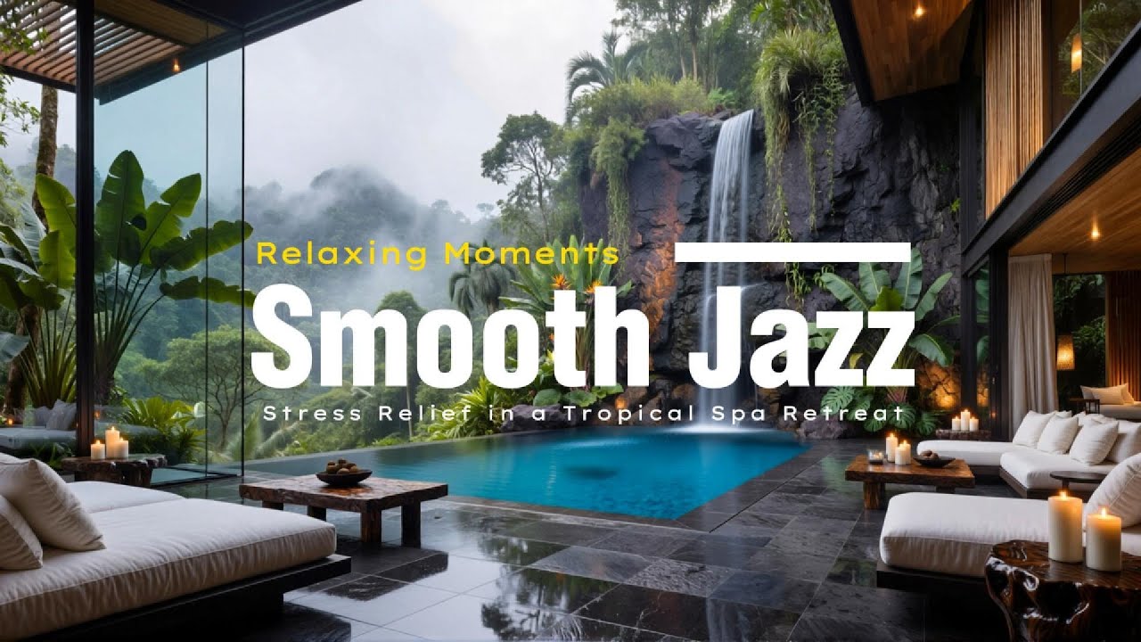 Relaxing Moments | Smooth Jazz for Stress Relief in a Tropical Spa Retreat 🌿