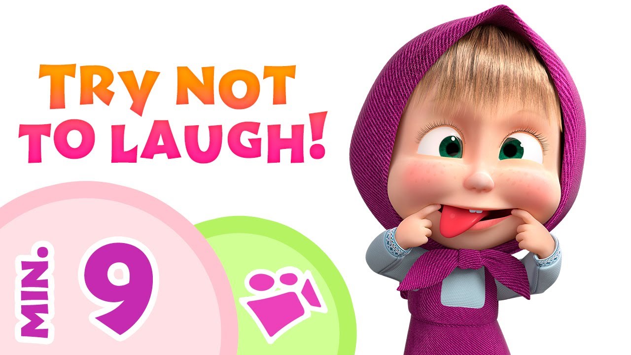 TaDaBoom English 🤣🤡 TRY NOT TO LAUGH! 🤡🤣 Songs for kids 🎵 Masha and the Bear