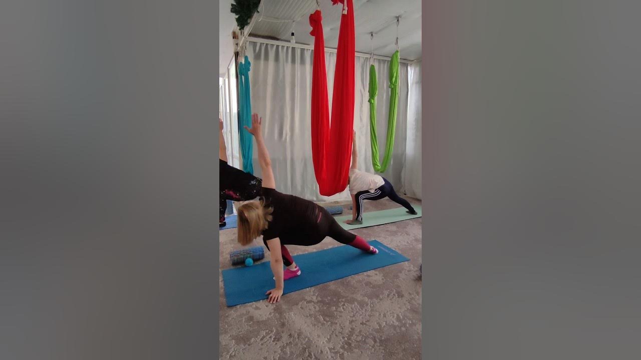 Флай йога доступна каждому! - YouTube