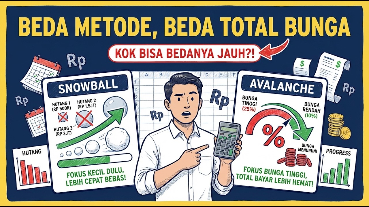 METODE SNOWBALL VS AVALANCHE: MANA CARA PALING CEPAT MELUNASI TUMPUKAN HUTANG?