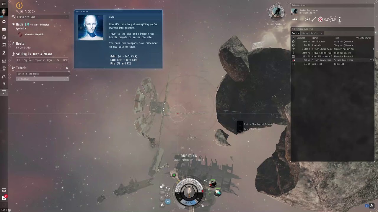 Returning to EVE Online New player Experience YouTube