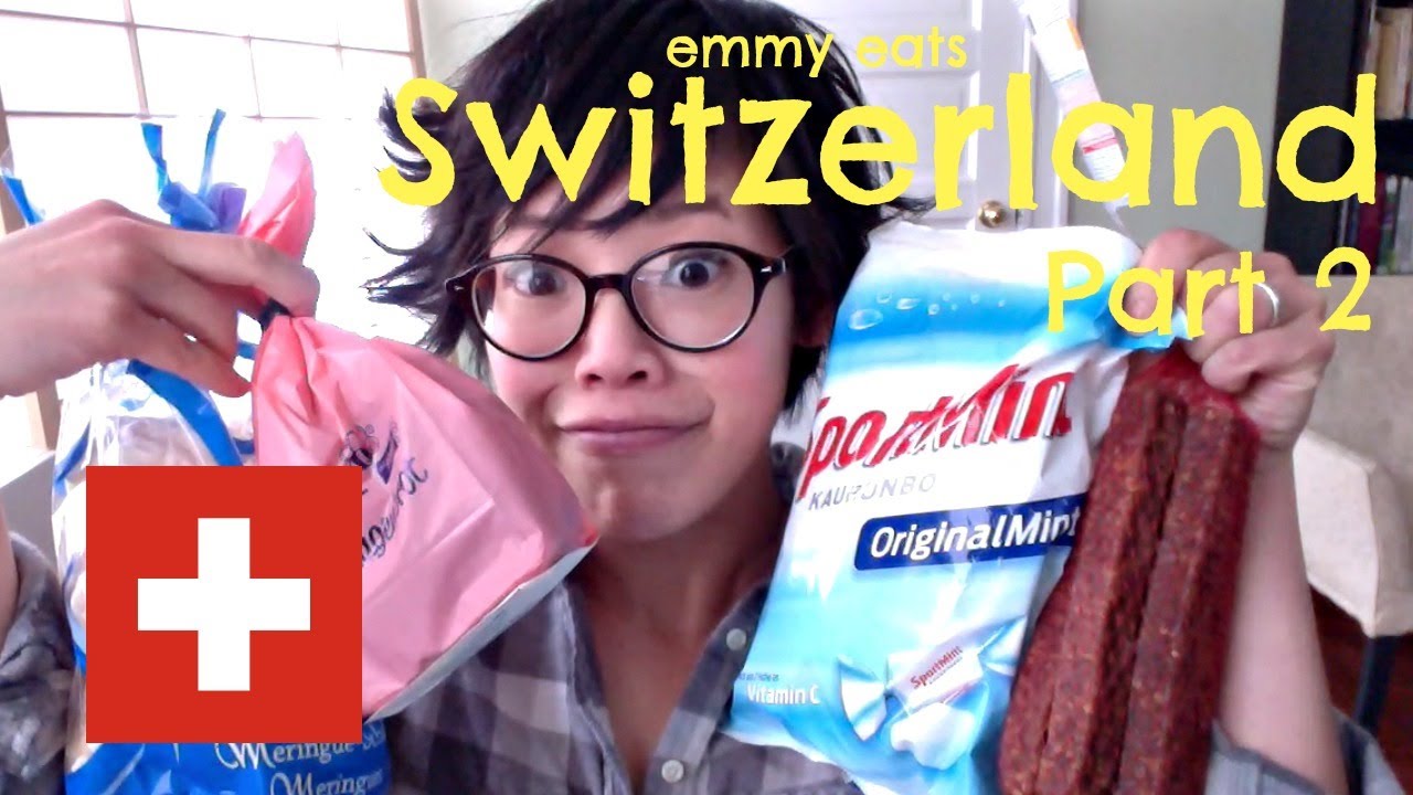Emmy Eats Switzerland Part 2 | tasting Swiss snacks & sweets | emmymade