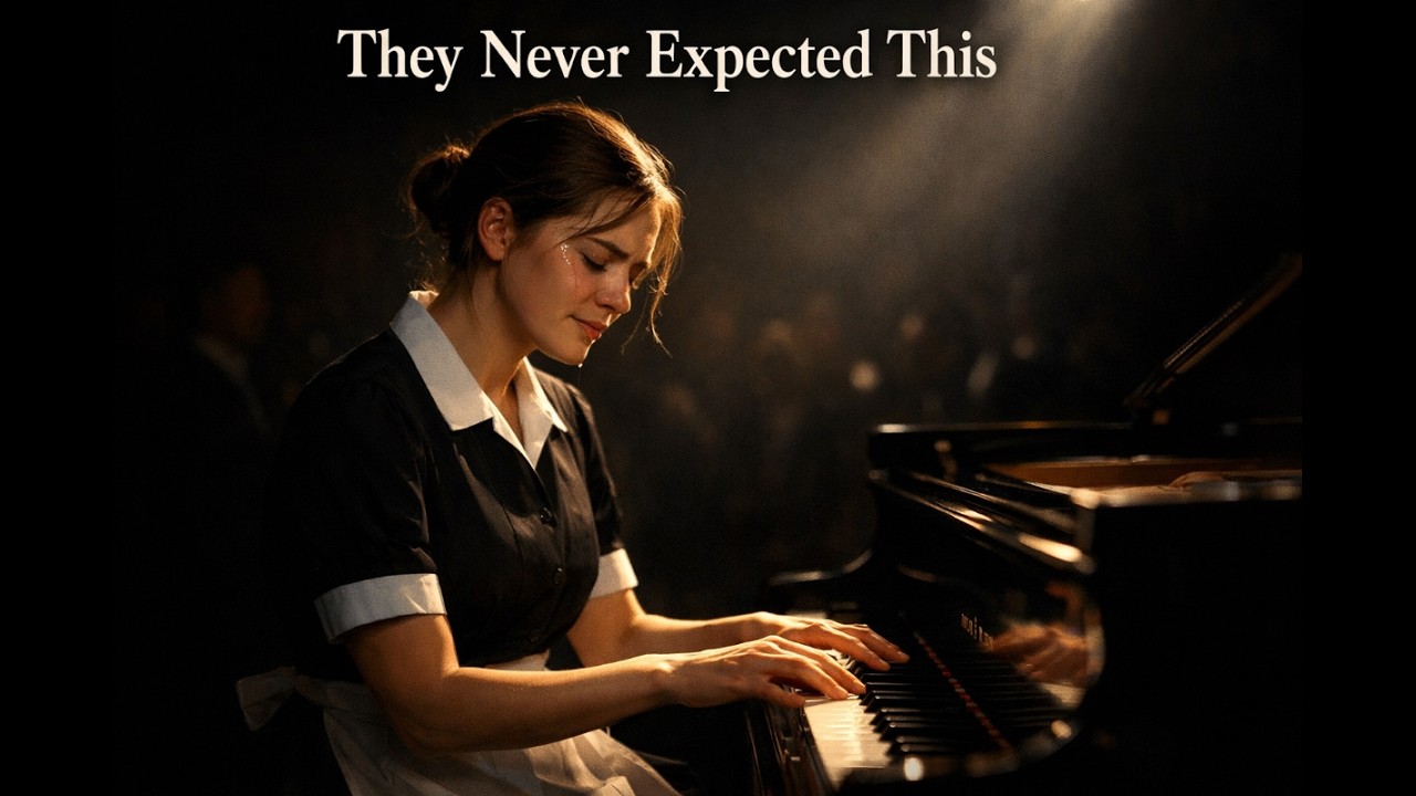 They Ignored the Quiet Waitress—Until Her Soft Piano Notes Silenced the Elite Crowd