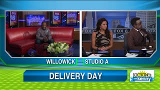It's delivery day for the Fox 8 red couch