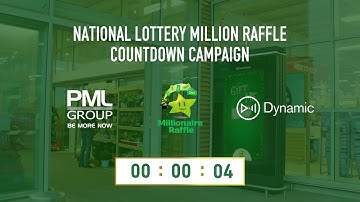 National Lottery Dynamic Countdown on DOOH
