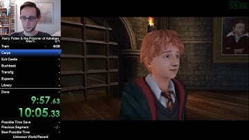 Harry Potter and the Prisoner of Azkaban (PC) Max% Meme Speedrun in 2:53:01 (2:55:35 RTA / PB)