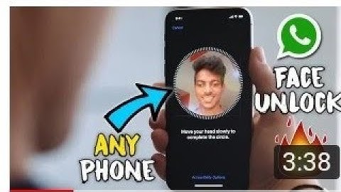 WhatsApp Face Unlock Feature for Any Android - How to Enable Face Id/Face Lock in WhatsApp