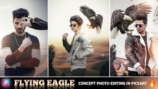 Picsart Flying Eagle Concept Photo Editing Tutorial || Eagle Photo Editing Picsart 2022 - CS EDITZ