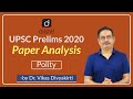 UPSC Prelims 2020 Paper Analysis | Polity