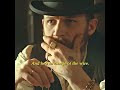 Alfie’s negotiations with Tommy Shelby