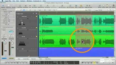 Flex Time Editing - Flexing Solo Tracks Using Monophonic Mode